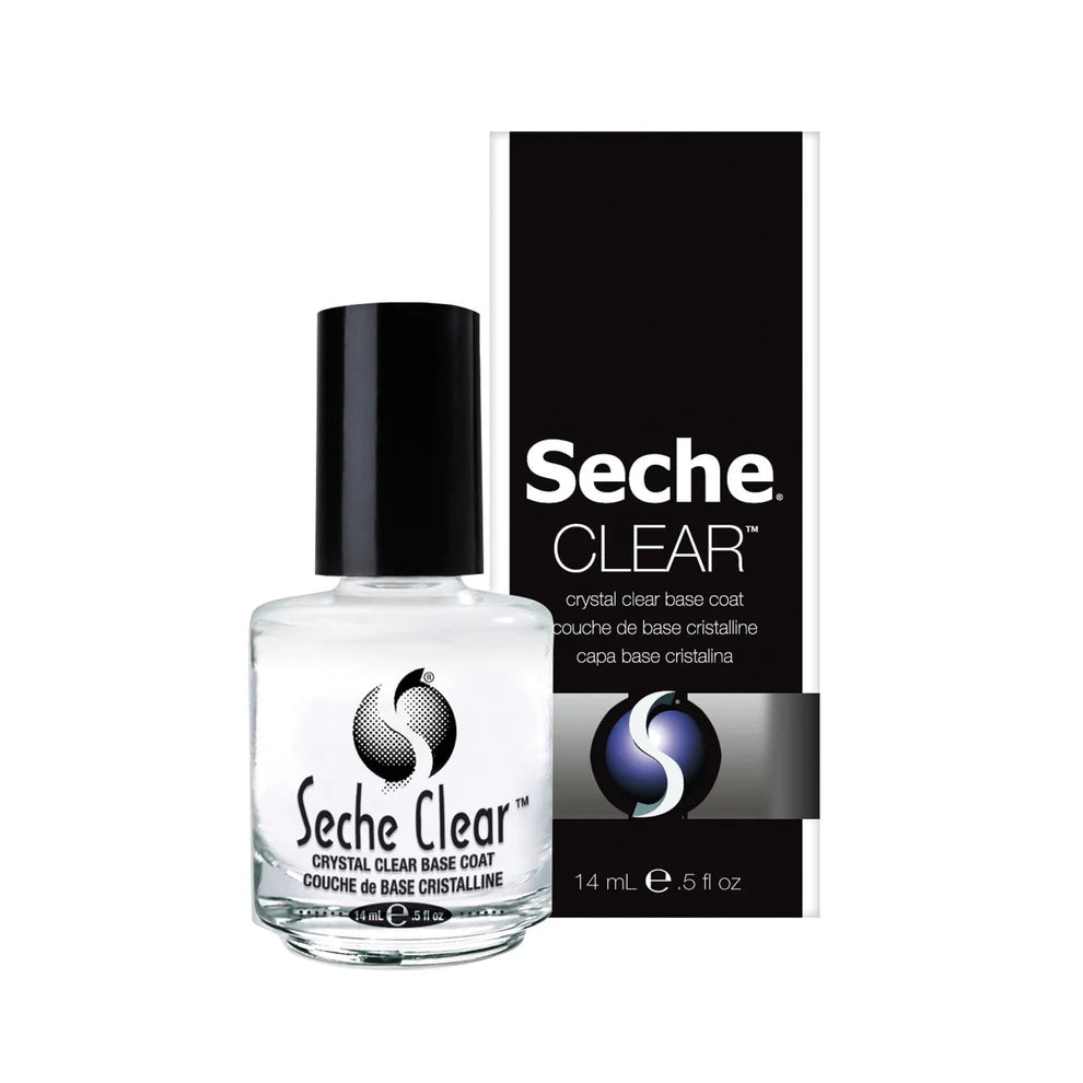 SECHE CLEAR Crystal Clear Base Coat, 0.5 oz